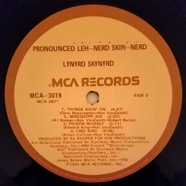 Lynyrd Skynyrd - (Pronounced 'Lĕh-'nérd 'Skin-'nérd) (LP, Album, RE, Gat) (Very Good Plus (VG+)) - Image 5
