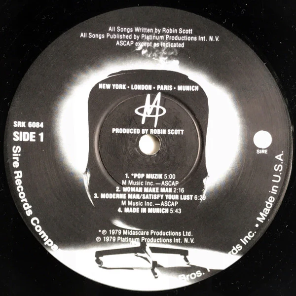 M - New York, London, Paris, Munich (LP, Album, Cap) (Very Good Plus (VG+)) - Image 3