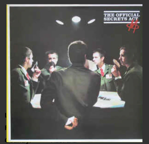 M - The Official Secrets Act (LP, Album) (Very Good Plus (VG+))