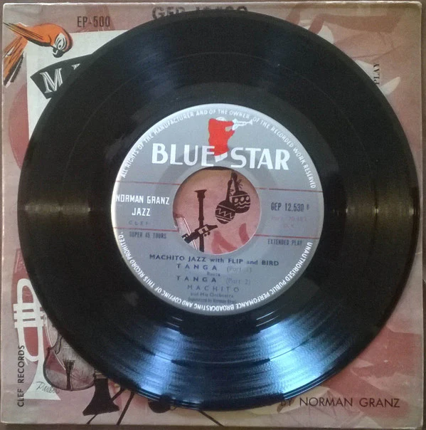 Machito - Jazz With Flip And Bird (7", EP, Mono) (Near Mint (NM or M-)) - Image 3