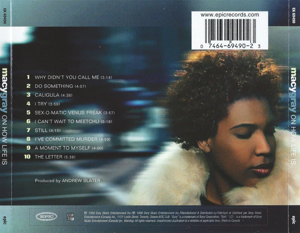 Macy Gray - On How Life Is (CD, Album) (Very Good Plus (VG+)) - Image 2