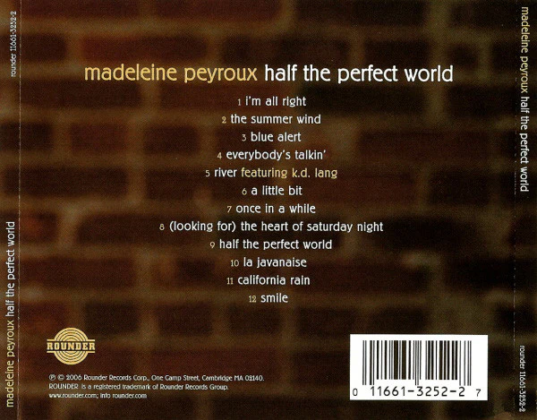 Madeleine Peyroux - Half The Perfect World (CD, Album) (Very Good Plus (VG+)) - Image 2