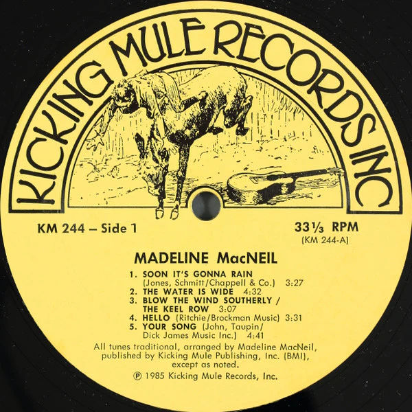 Madeline MacNeil - Soon It's Going to Rain (LP, Album) (Near Mint (NM or M-)) - Image 3
