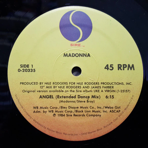 Madonna - Angel (12", Maxi, Spe) (Near Mint (NM or M-)) - Image 3