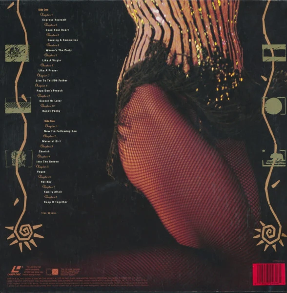 Madonna - Blond Ambition World Tour Live (Laserdisc, 12", NTSC, gat) (Near Mint (NM or M-)) - Image 2