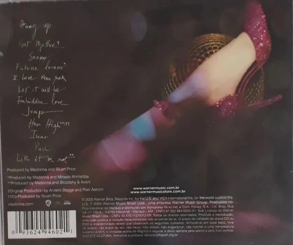 Madonna - Confessions On A Dance Floor (CD, Album, Mixed, RP) (Near Mint (NM or M-)) - Image 2