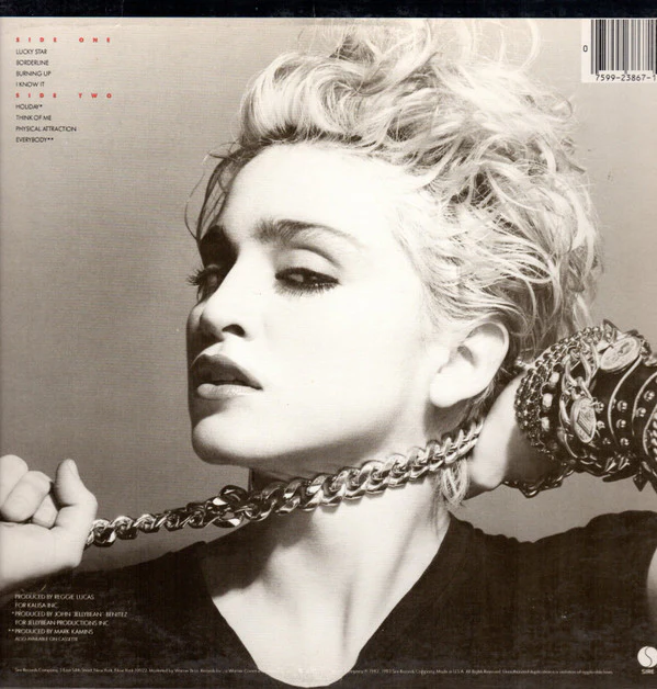 Madonna - Madonna (LP, Album, RE, Win) (Very Good Plus (VG+)) - Image 2