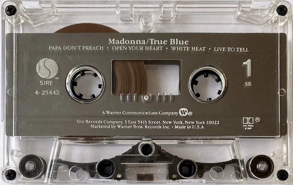 Madonna - True Blue (Cass, Album, SR,) (Near Mint (NM or M-)) - Image 3