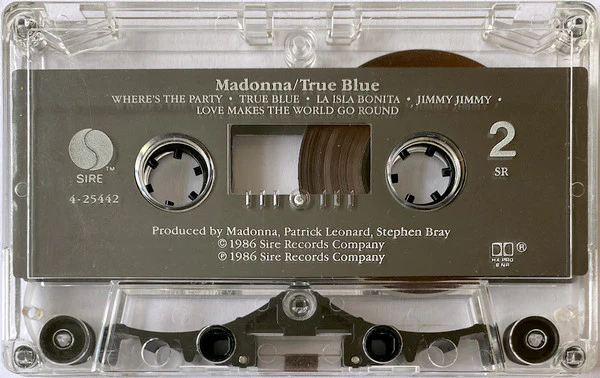 Madonna - True Blue (Cass, Album, SR,) (Near Mint (NM or M-)) - Image 4