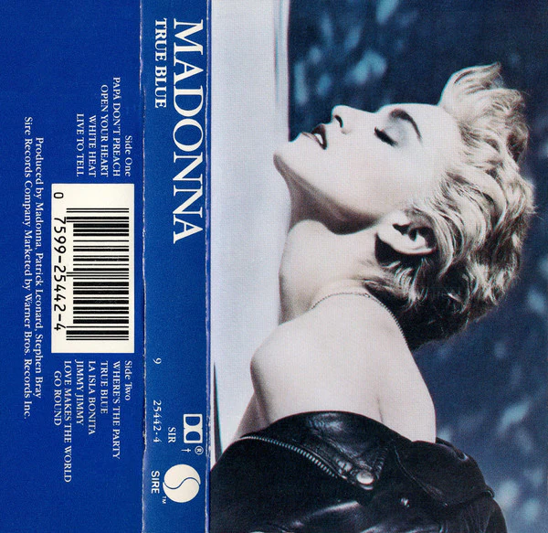 Madonna - True Blue (Cass, Album, SR,) (Near Mint (NM or M-)) - Image 5