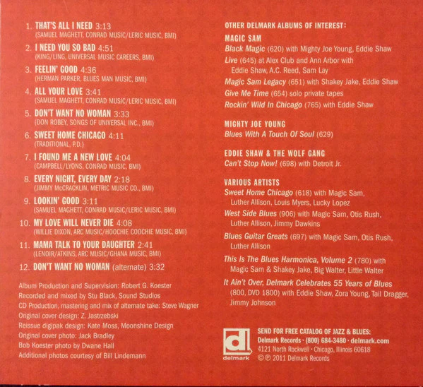 Magic Sam Blues Band - West Side Soul (CD, Album, RE) (Near Mint (NM or M-)) - Image 3