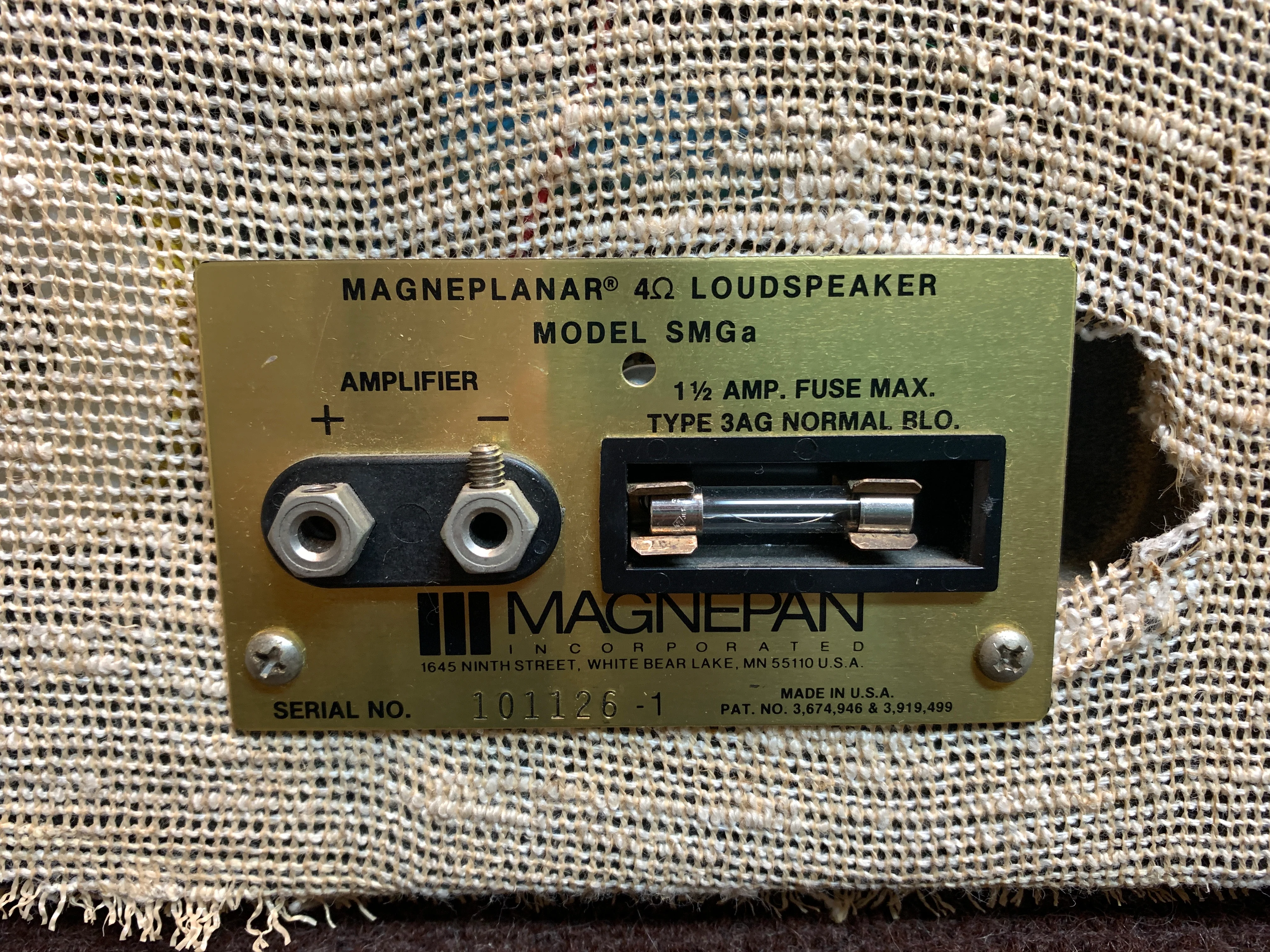 Magnepan * Magneplanar SMGa Speakers * Fully Restored - Image 6