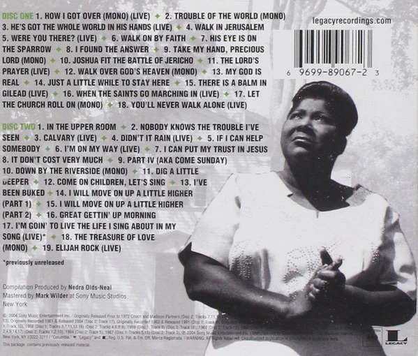 Mahalia Jackson - The Essential Mahalia Jackson (2xCD, Comp, RM) (Near Mint (NM or M-)) - Image 2