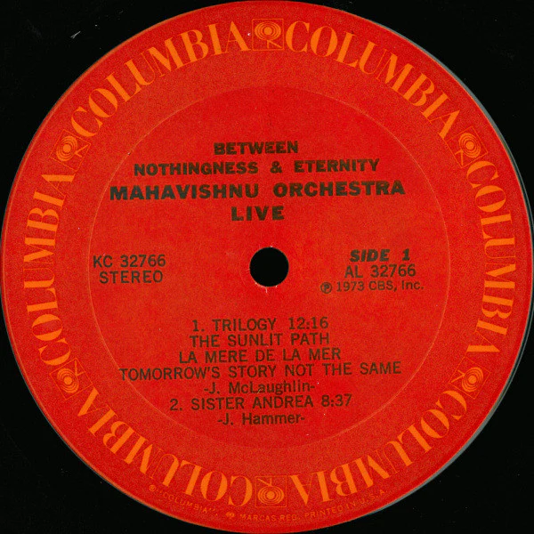 Mahavishnu Orchestra - Between Nothingness & Eternity (LP, Album) (Very Good (VG)) - Image 3