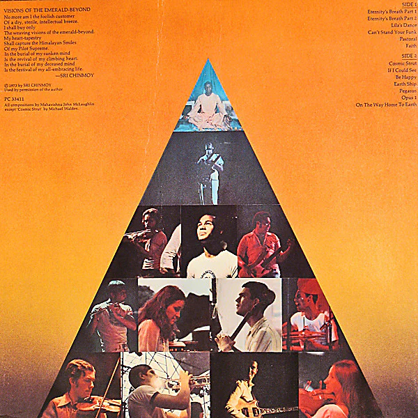 Mahavishnu Orchestra - Visions Of The Emerald Beyond (LP, Album, Pit) (Good Plus (G+)) - Image 2
