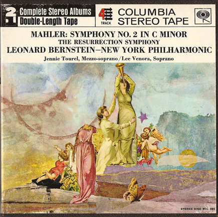 Mahler*, Leonard Bernstein, New York Philharmonic, Jennie Tourel, Lee Venora - Symphony No. 2 In C Minor (The Resurrection Symphony) (Reel, 4tr Stereo, 7" Reel) (Very Good Plus (VG+))