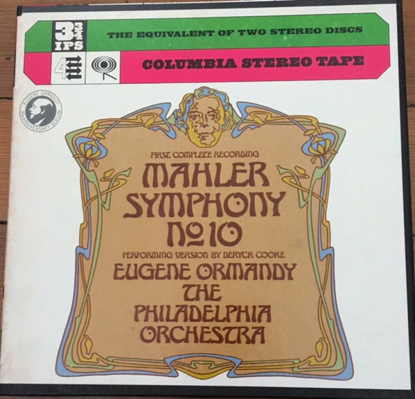 Mahler*, Philadelphia Orchestra* / Ormandy* - Symphony No. 10 (Reel, 4tr Stereo, 7" Reel, Album) (Very Good (VG))