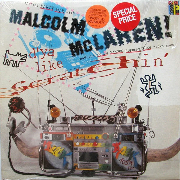 Malcolm McLaren - D'ya Like Scratchin' (LP, MiniAlbum, AR ) (Near Mint (NM or M-))