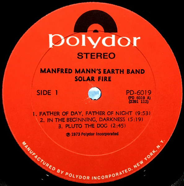 Manfred Mann's Earth Band - Solar Fire (LP, Album, All) (Very Good Plus (VG+)) - Image 3