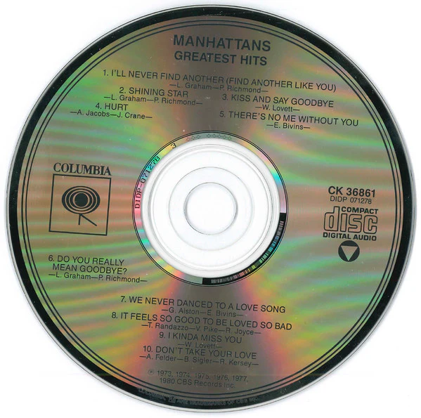Manhattans - Greatest Hits (CD, Comp, RE) (Near Mint (NM or M-)) - Image 3