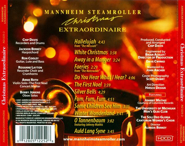 Mannheim Steamroller - Christmas Extraordinaire (2001) (HDCD, Album) (Very Good Plus (VG+)) - Image 2
