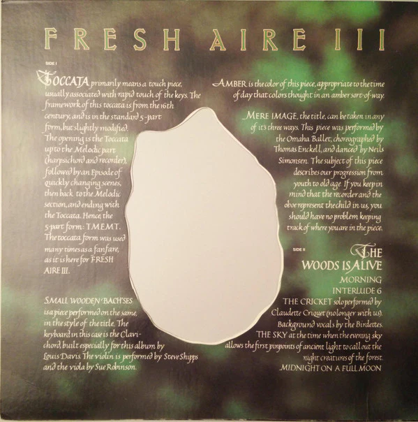 Mannheim Steamroller - Fresh Aire III (LP, Album, Die) (Very Good Plus (VG+)) - Image 2
