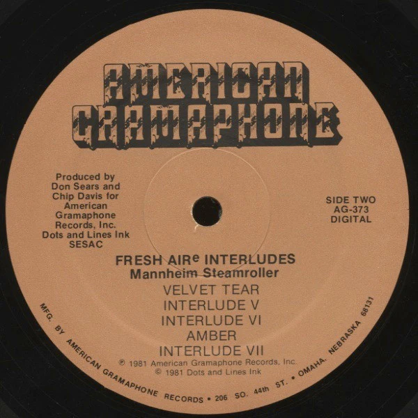 Mannheim Steamroller - Fresh Aire Interludes (LP, Comp) (Near Mint (NM or M-)) - Image 4