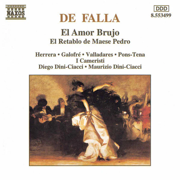 Manuel De Falla, I Cameristi - El Amor Brujo - El Retablo De Maese Pedro (CD, Album) (Near Mint (NM or M-))