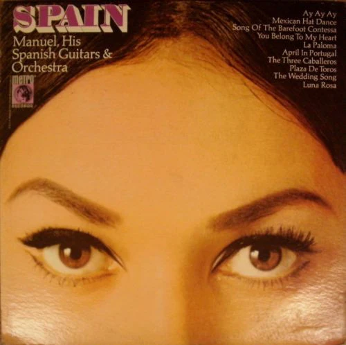 Manuel, His Spanish Guitars & Orchestra - Spain (LP, Album) (Very Good Plus (VG+))