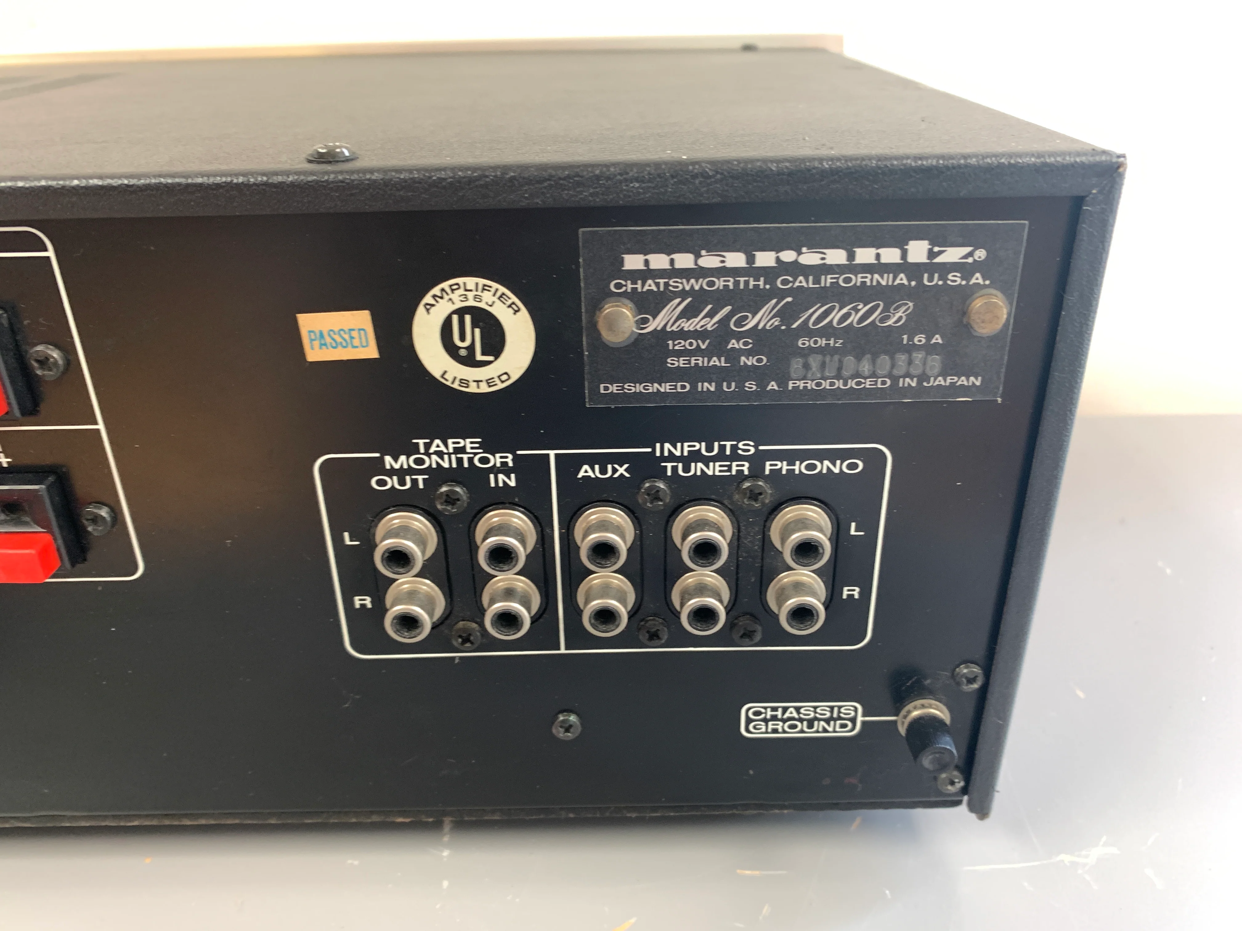 Marantz 1060B Stereo Integrated Amplifier * FULLY Recapped ! - Image 13