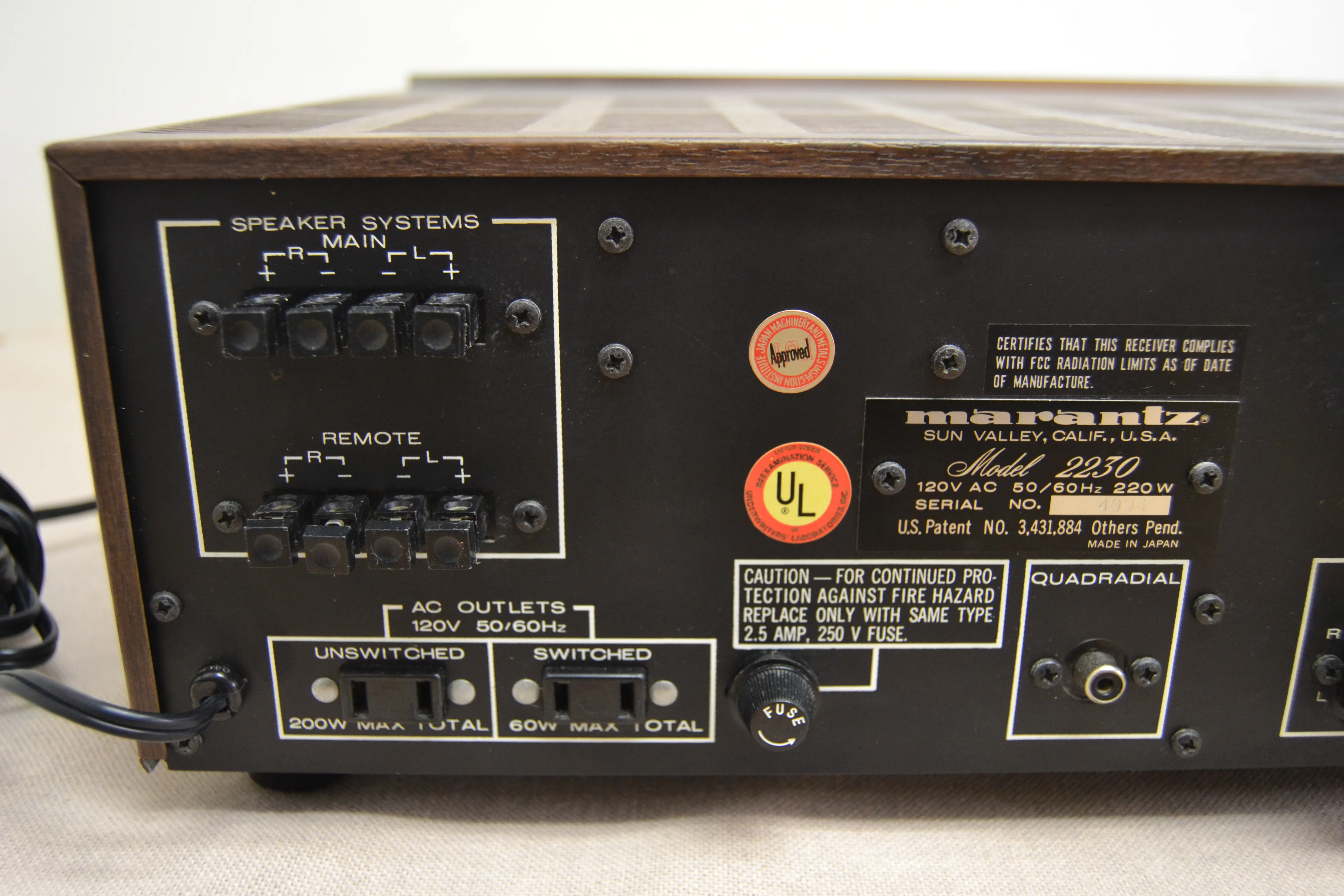 Marantz 2230 Stereo Receiver * 1973 * 30W RMS * Fully Serviced * LED Upgrade - Image 10