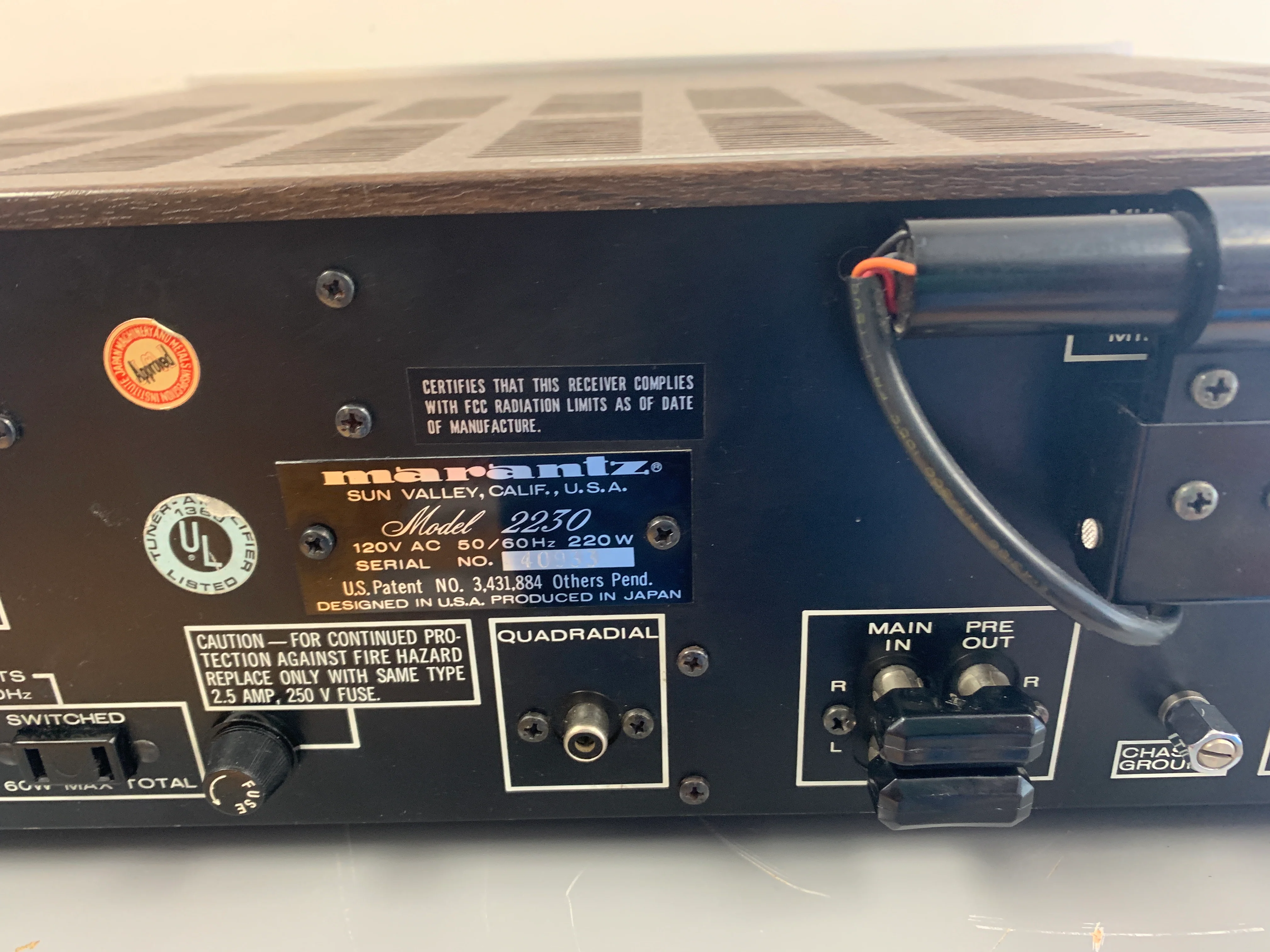 Marantz 2230 Stereo Receiver * Led Upgrade * 30W RMS * 1972 * $100 USA Flat Shipping - Image 13