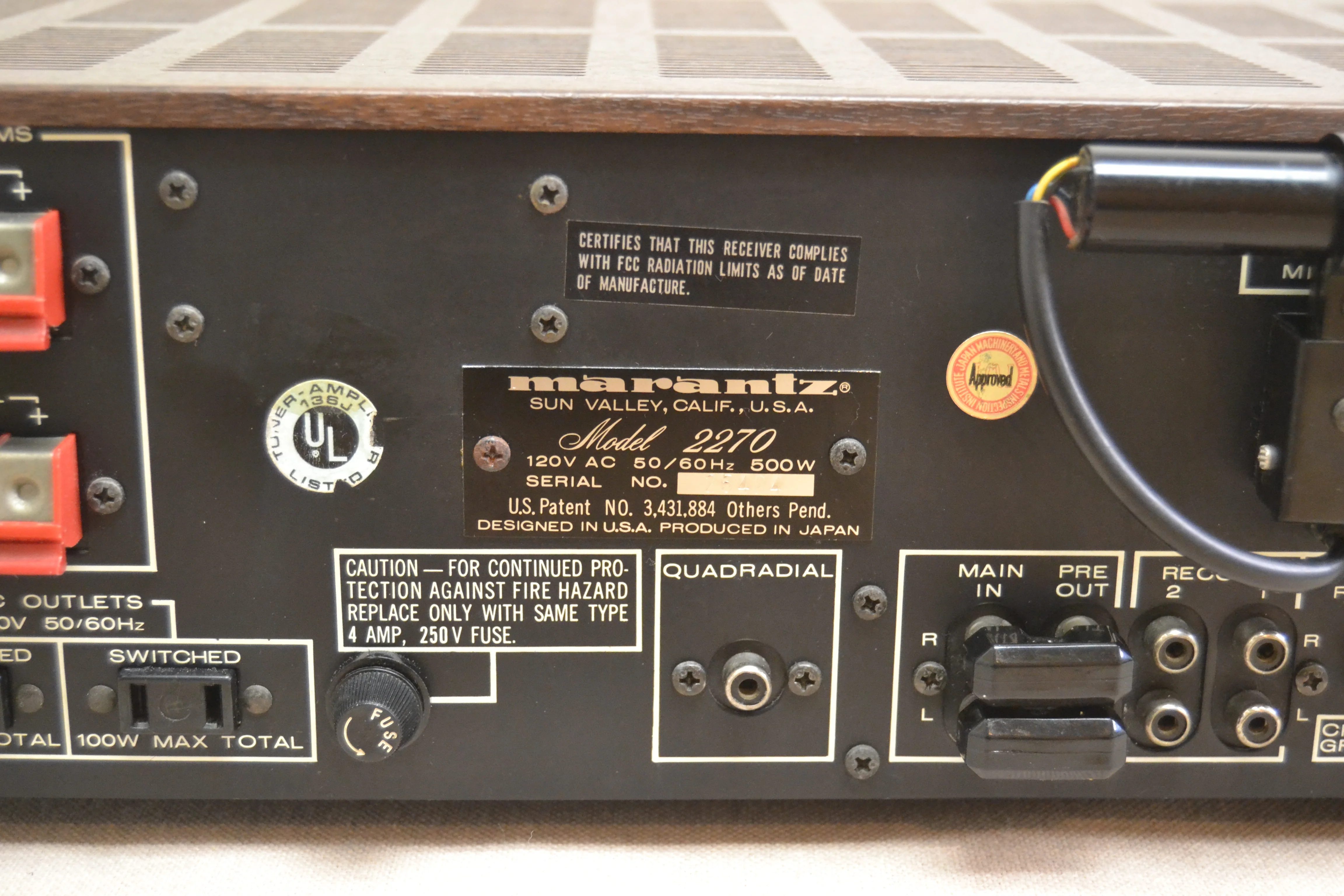 Marantz 2270 Stereo Receiver * 70W RMS * Fully Rebuilt & Recapped * LED Upgrade * MINT ! - Image 14