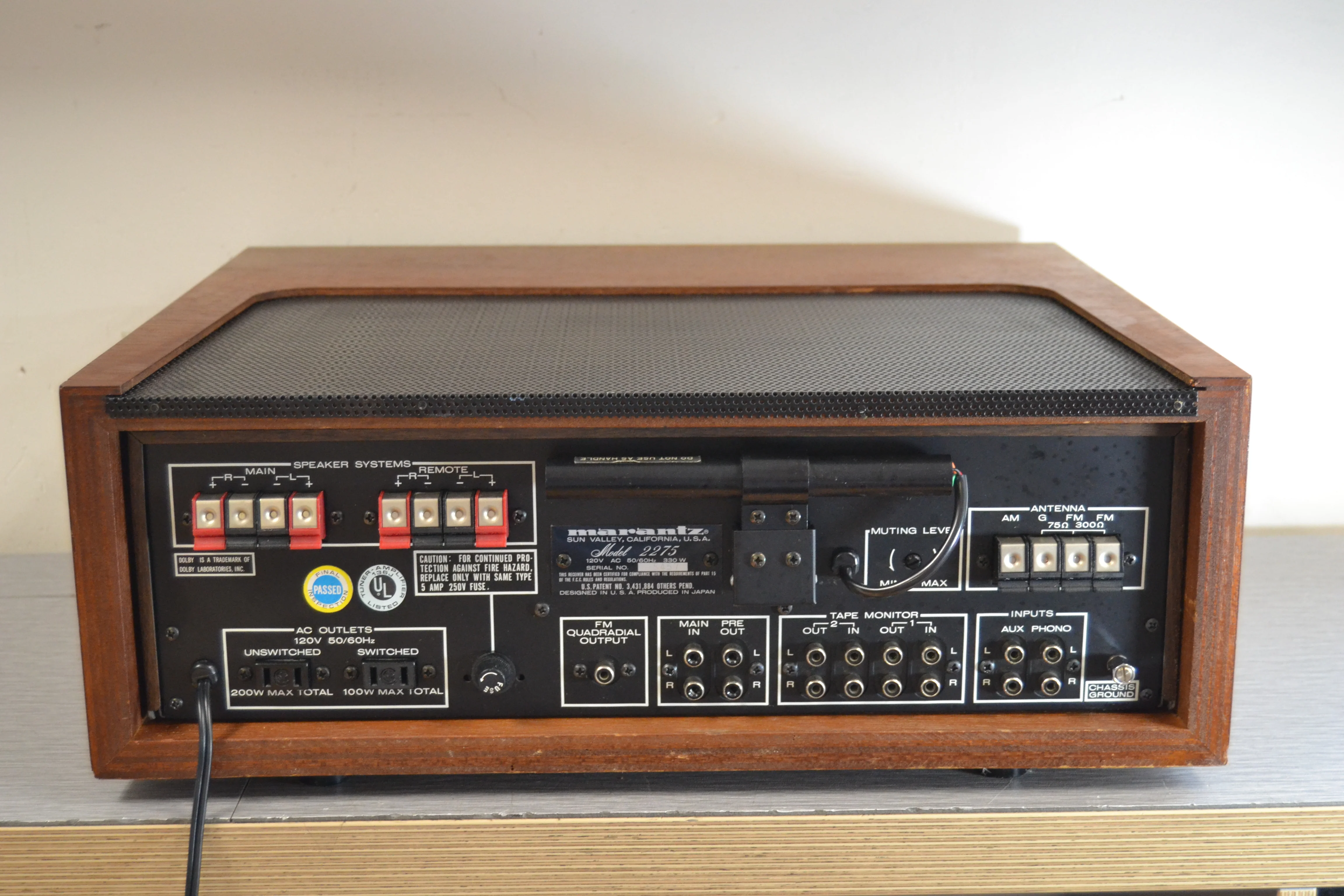 Marantz 2275 Stereo Receiver * Original Wood Case * 75W RMS * 1976 - Image 13