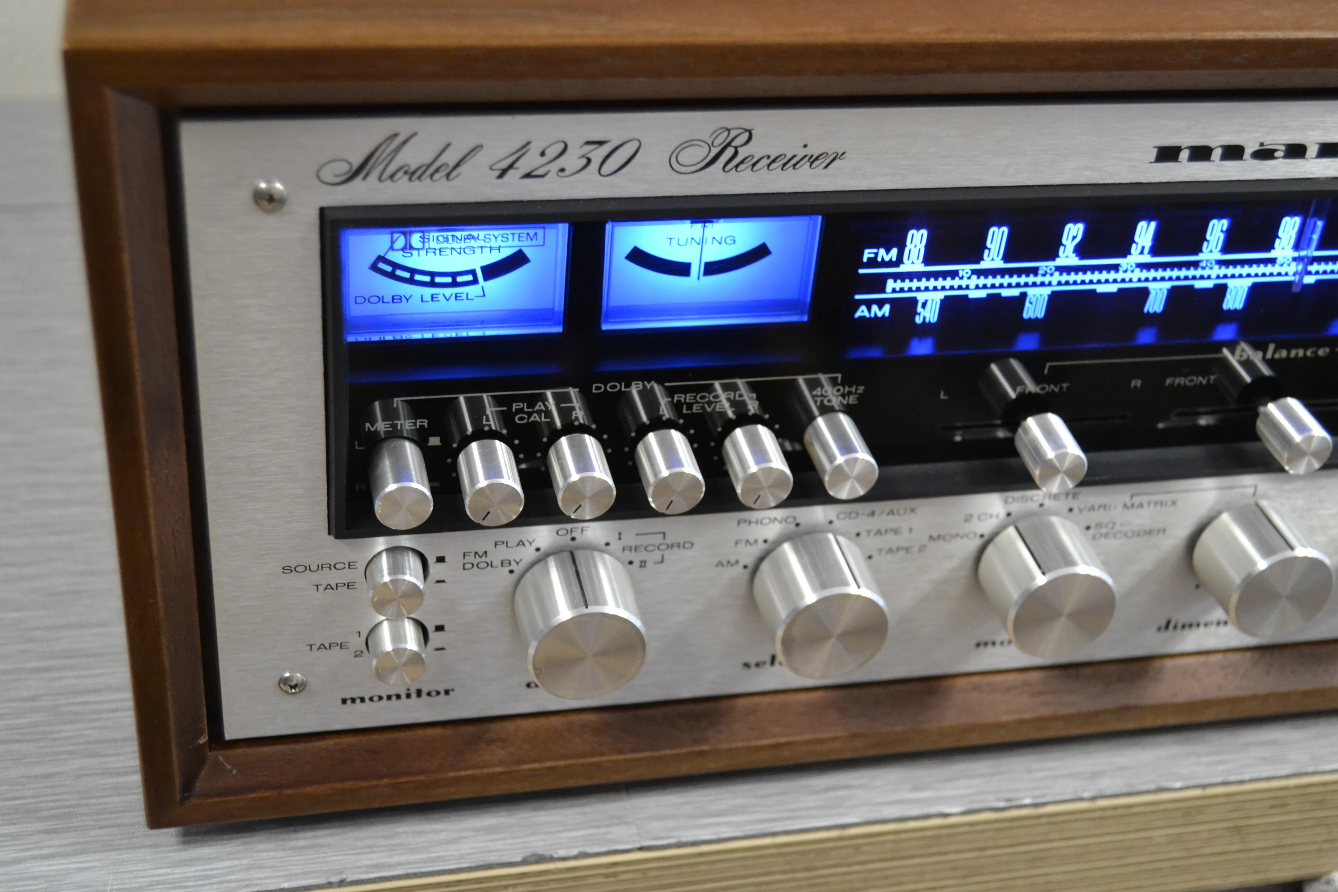 Marantz 4230 Stereo Receiver * FULLY Rebuilt * OEM Wood Case * Spectacular ! - Image 16