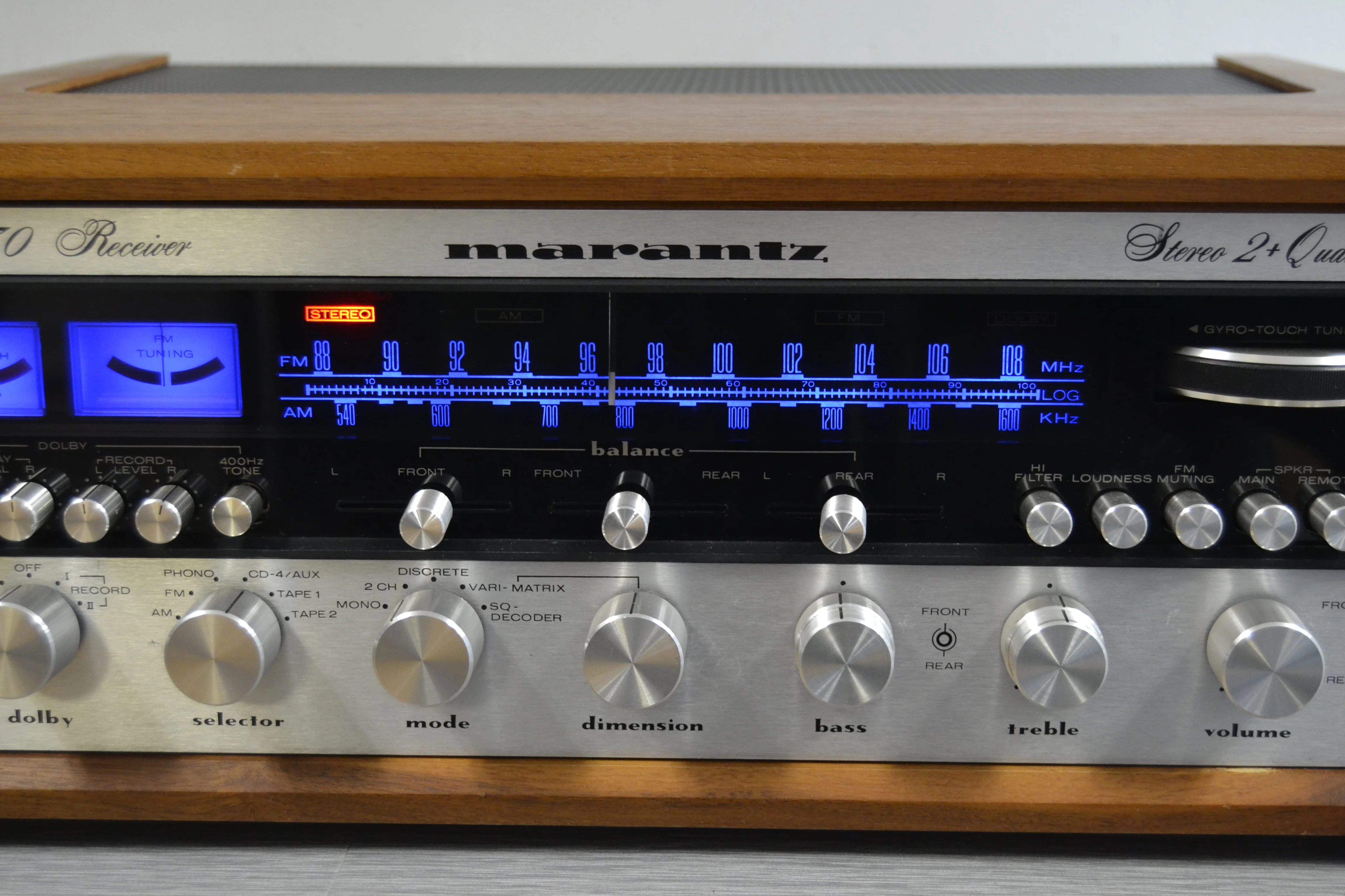 Marantz 4230 Stereo Receiver with Original Wood Case - Image 4