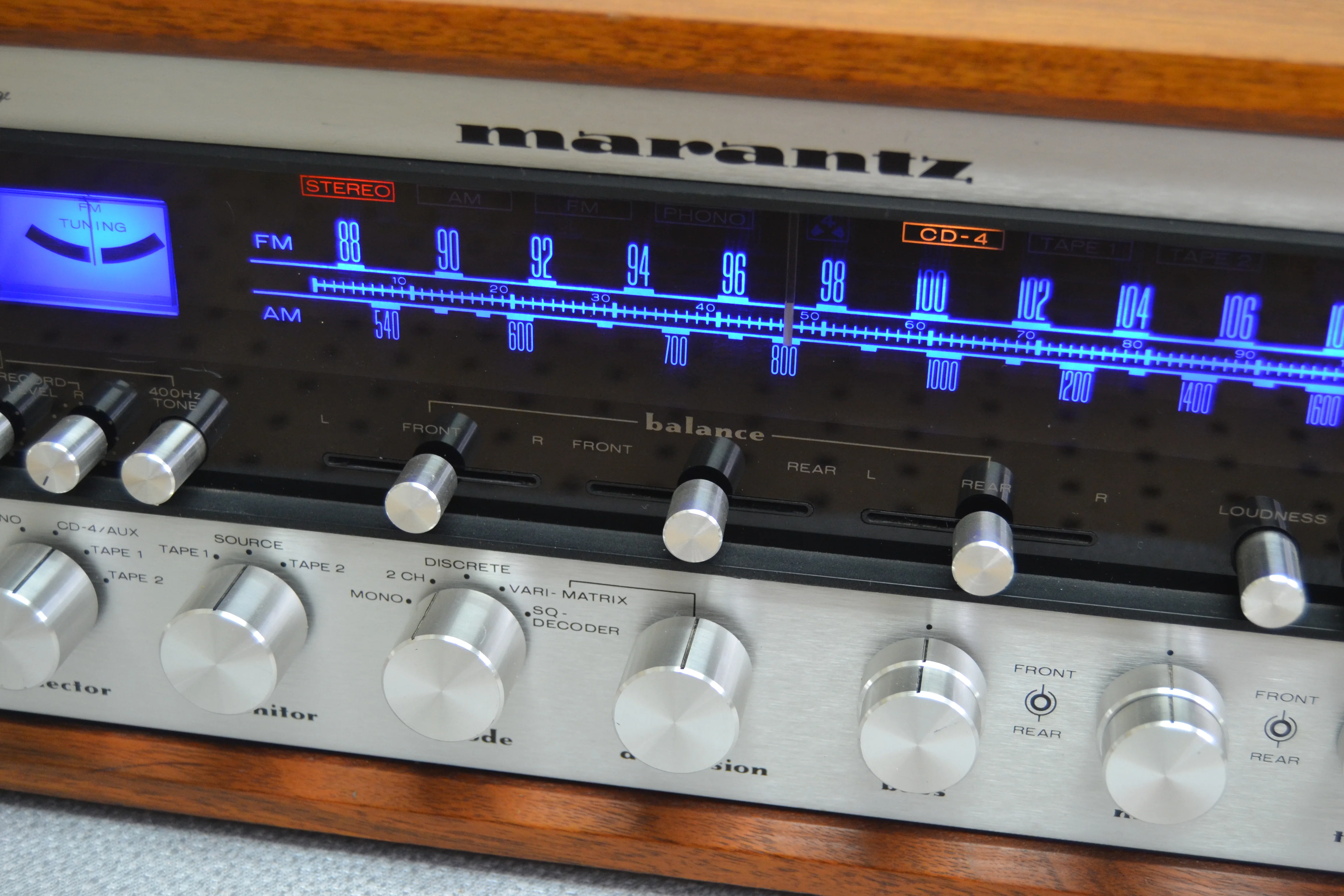 Marantz 4300 Stereo Receiver * 100W RMS x 2 * Original Wood Case * Manual * Fully Serviced * All Original No Recaps !!! - Image 6