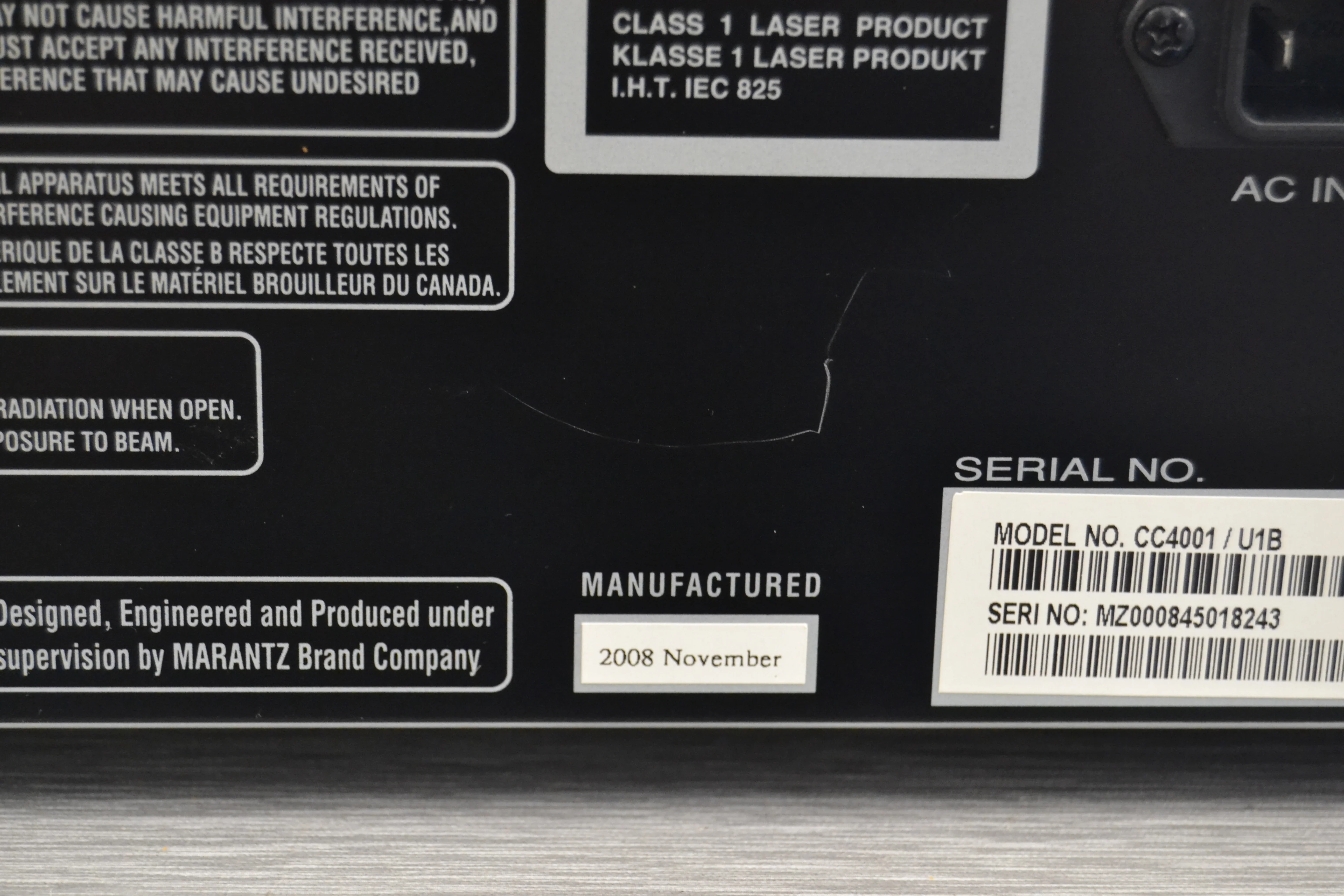 Marantz CC4001 CD Carousel 5 Discs - Image 10