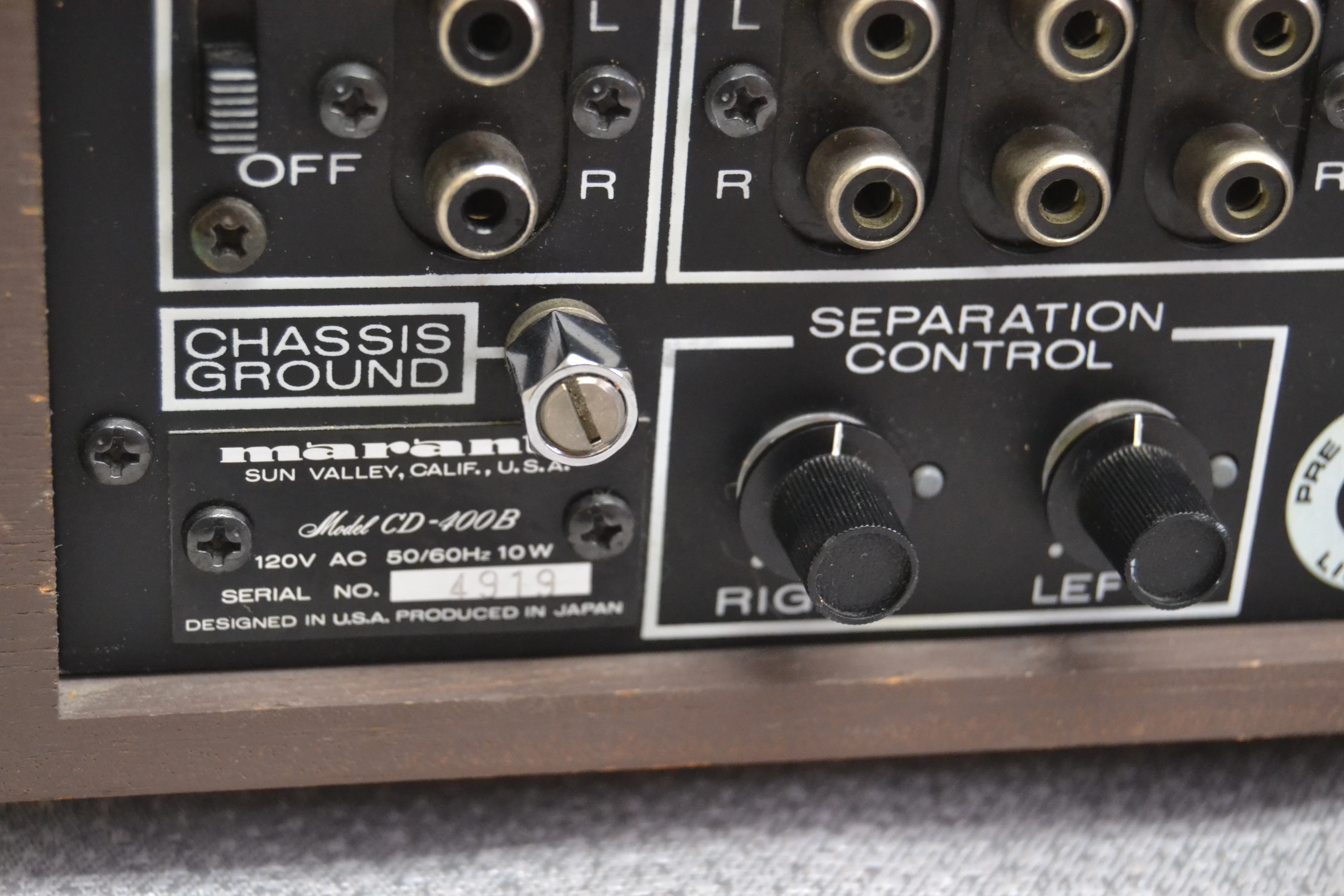 Marantz CD400  CD-4 Disc Demodulator (1976-77) - Image 7