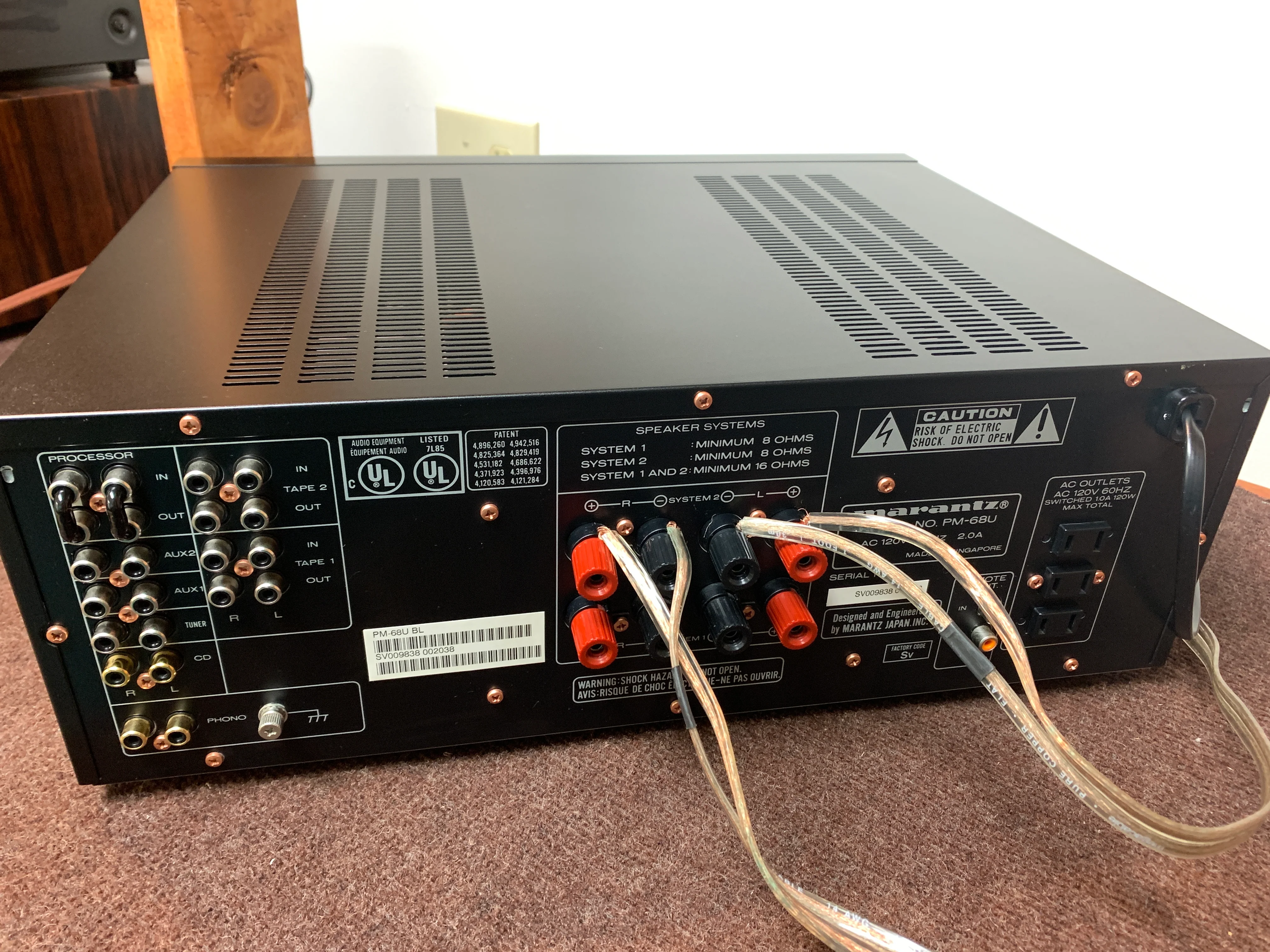 Marantz Integrated Amp PM-68 * Box - Image 8