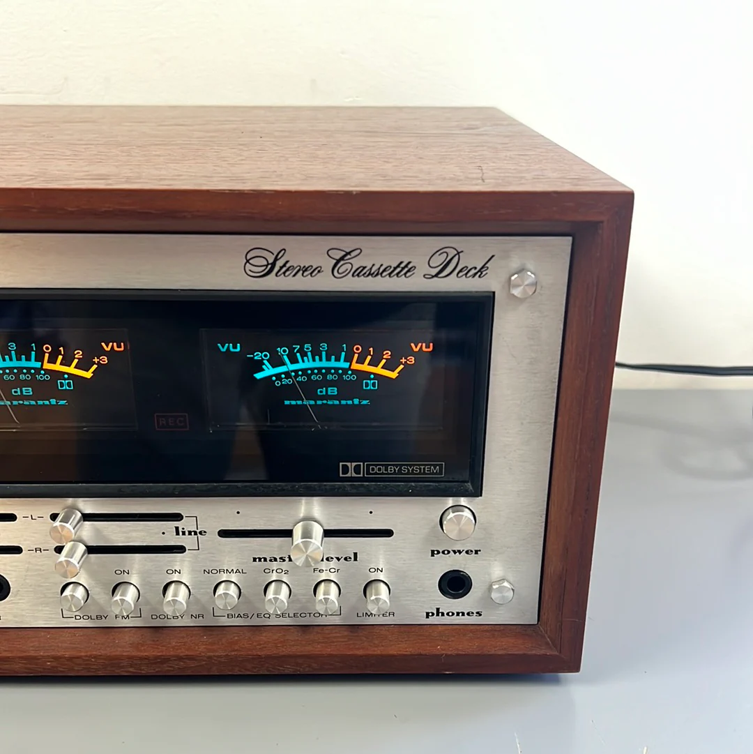 Marantz Model 5020 Single Cassette Deck * Original Wood Case - Image 5