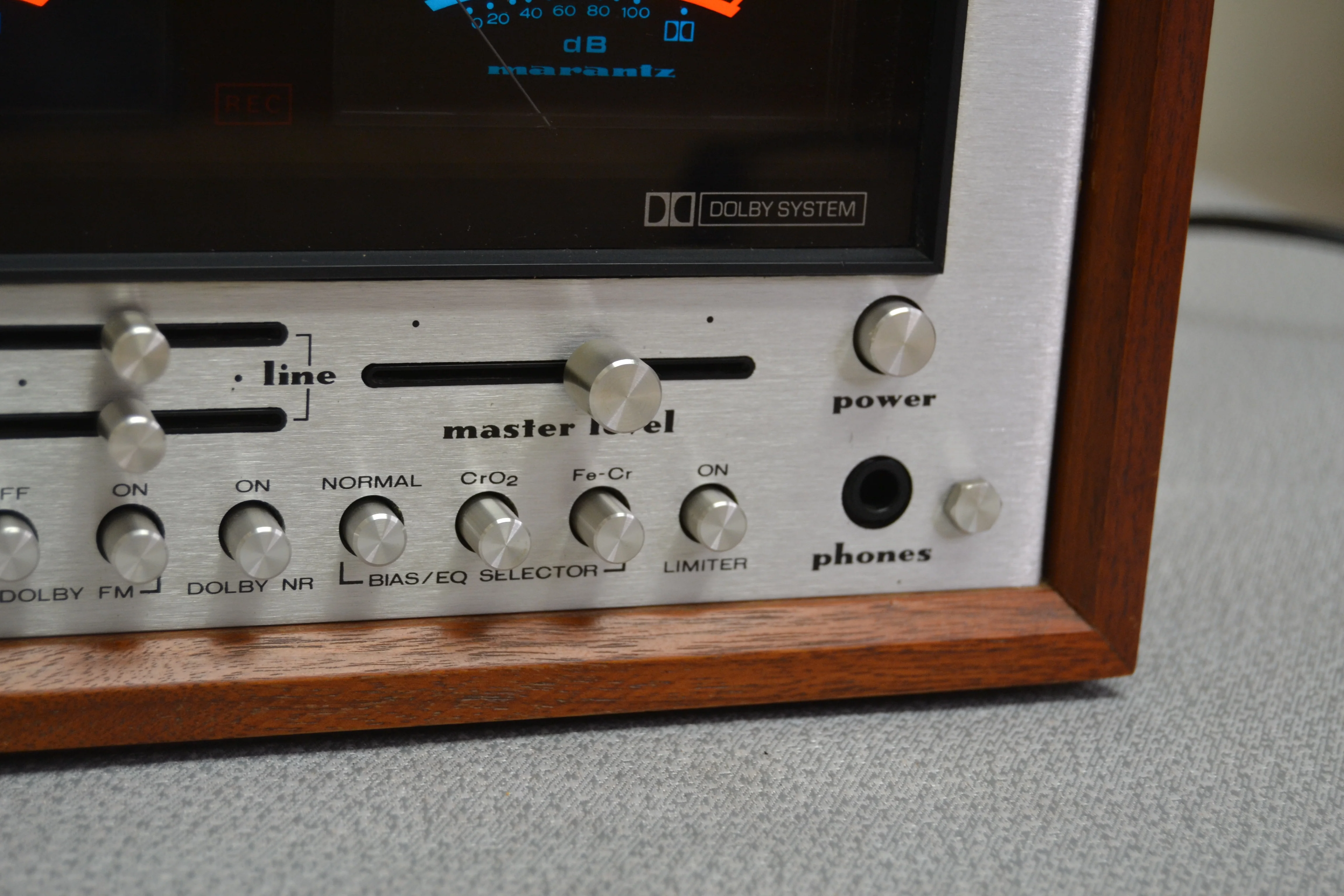 Marantz Model 5220 Single Cassette Deck * Original Wood Case * Fully Serviced * New Belts - Image 11