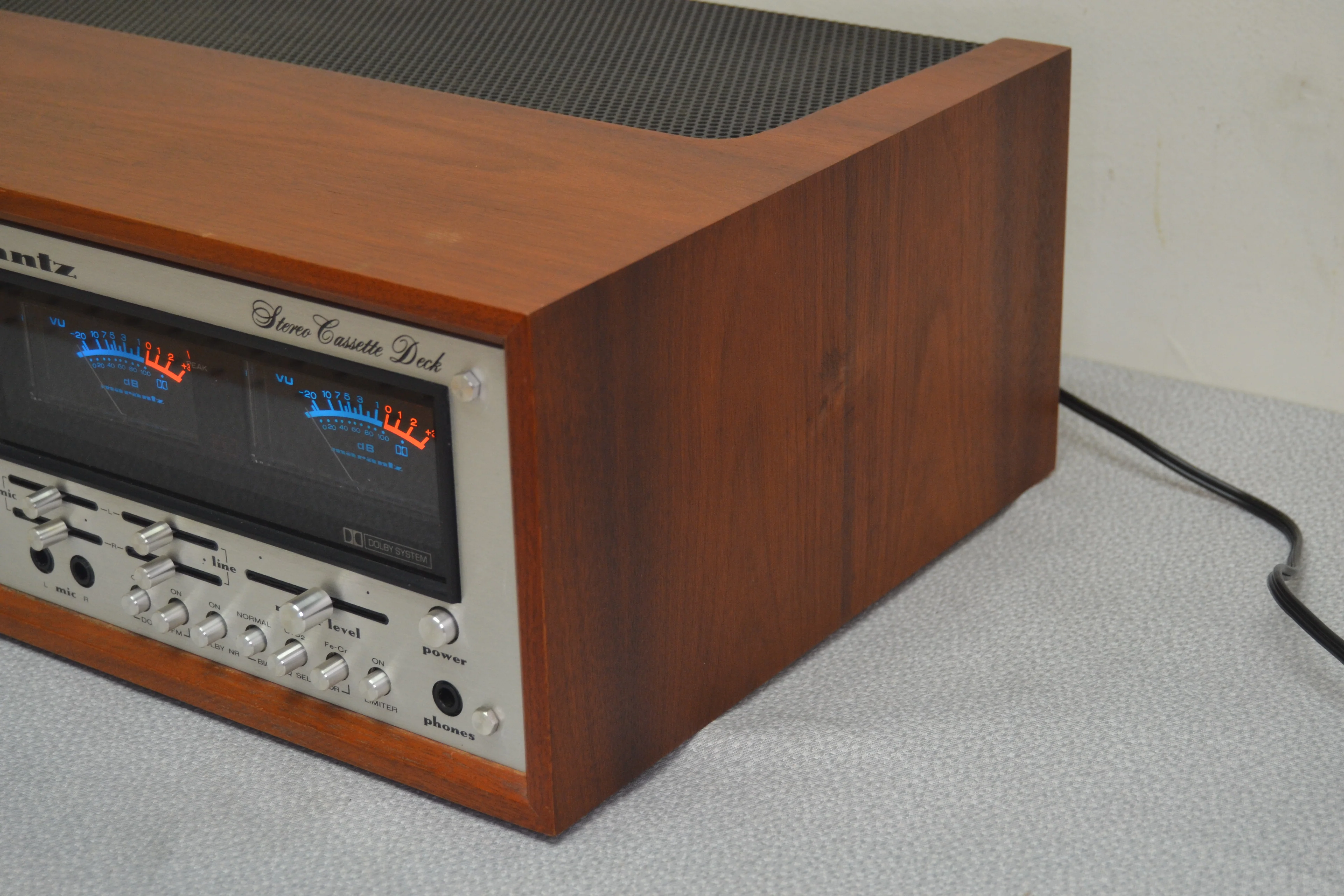 Marantz Model 5220 Single Cassette Deck * Original Wood Case * Fully Serviced * New Belts - Image 13