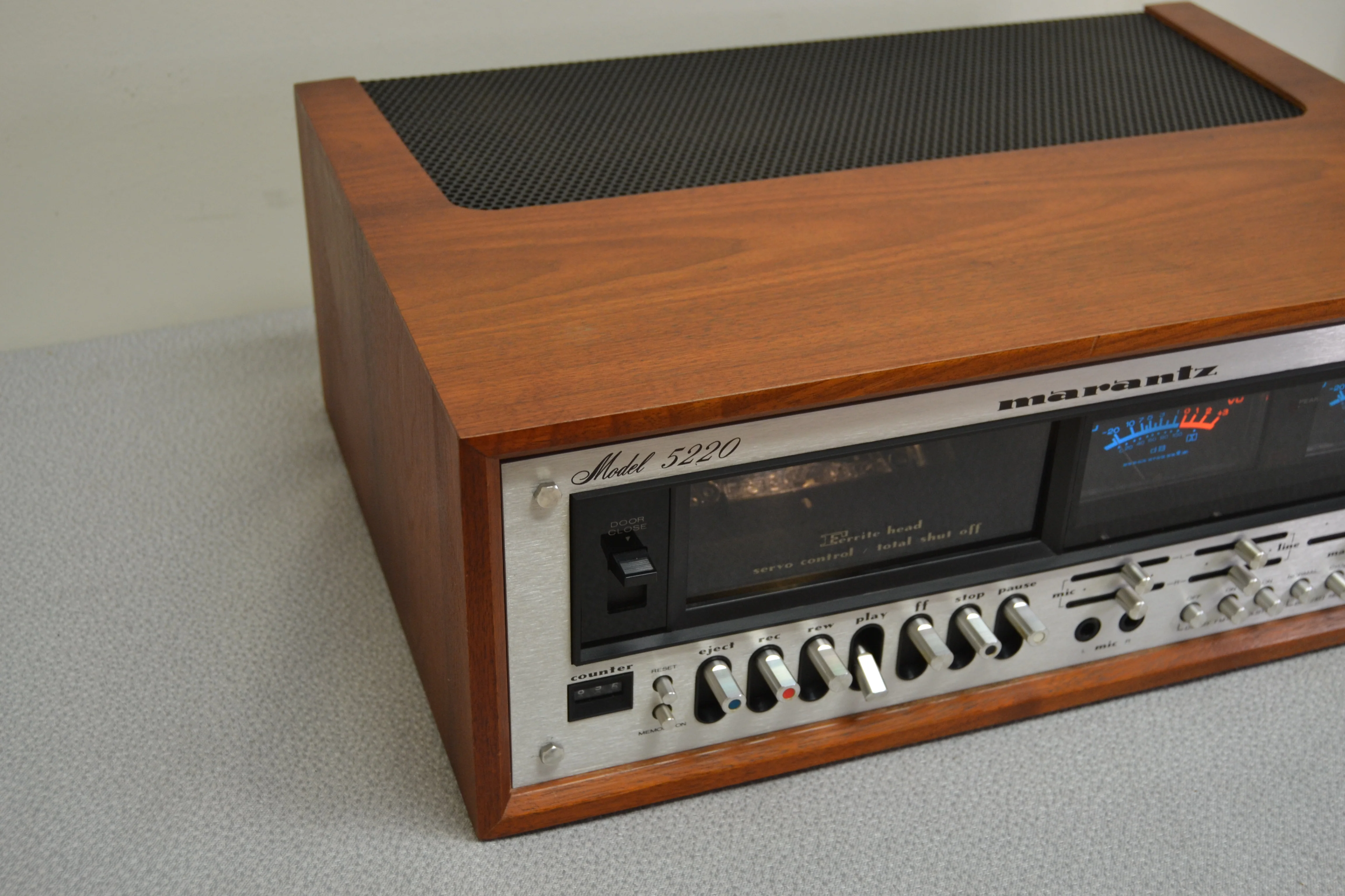 Marantz Model 5220 Single Cassette Deck * Original Wood Case * Fully Serviced * New Belts - Image 14