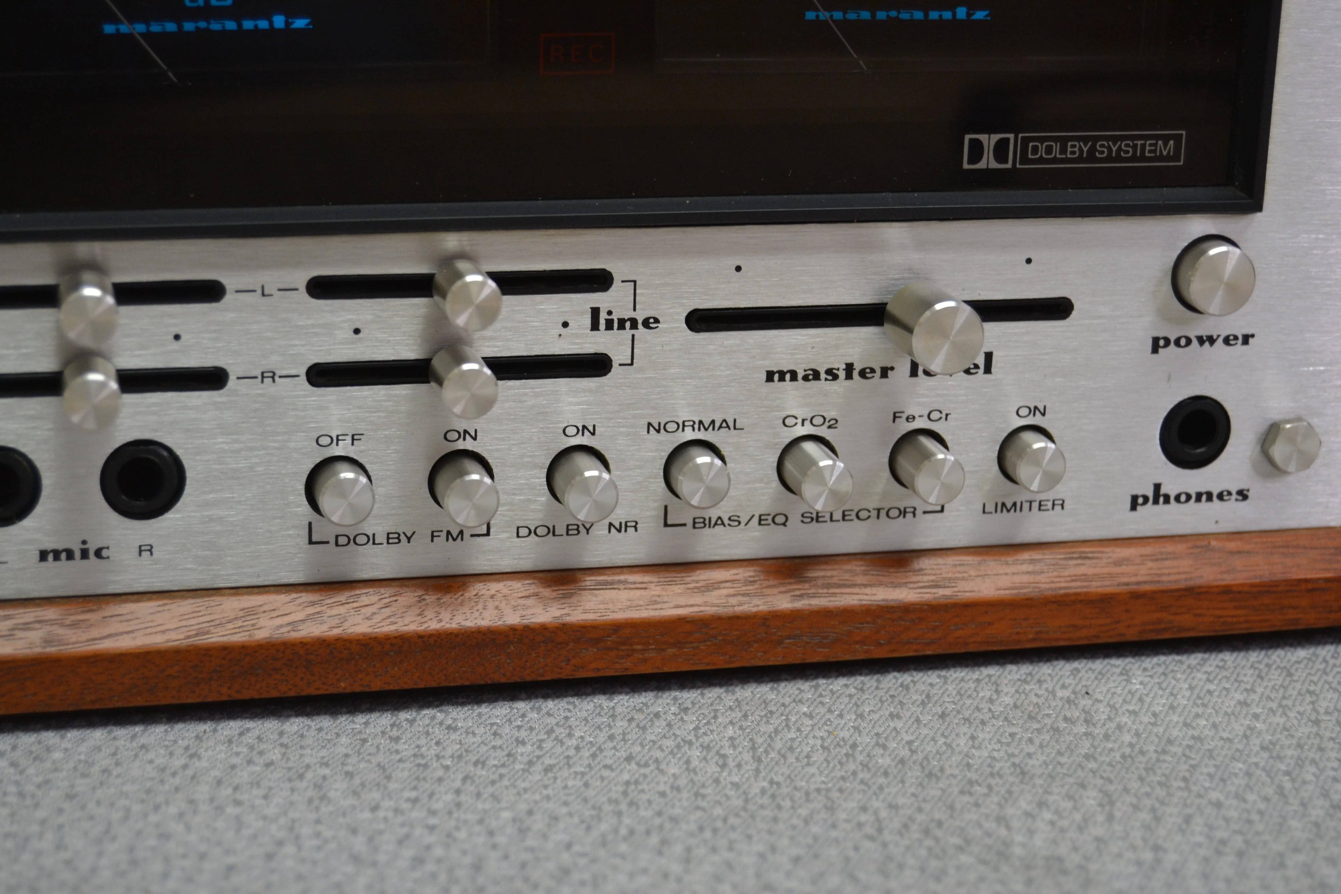 Marantz Model 5220 Single Cassette Deck * Original Wood Case * Fully Serviced * New Belts - Image 9