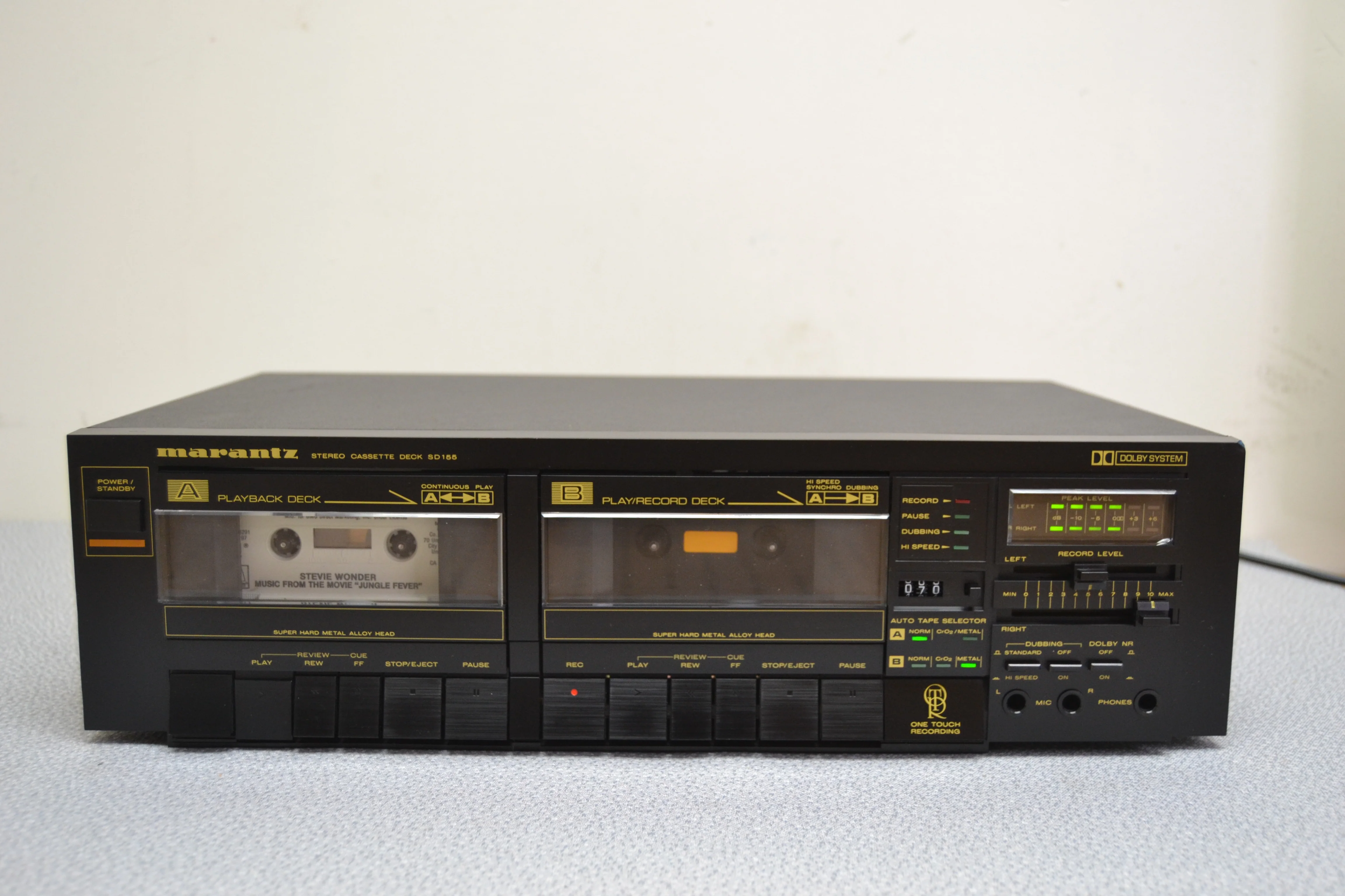 Marantz SD-155 Double Cassette Deck * Fully Serviced * New Belts * Box * Manual - Image 3