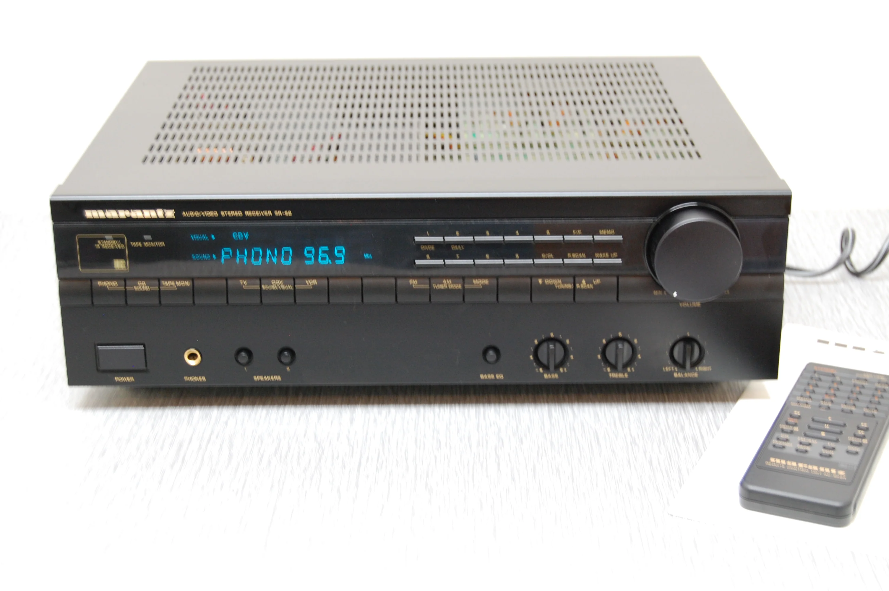 Marantz SR-62 Stereo Receiver * Manual * Remote *