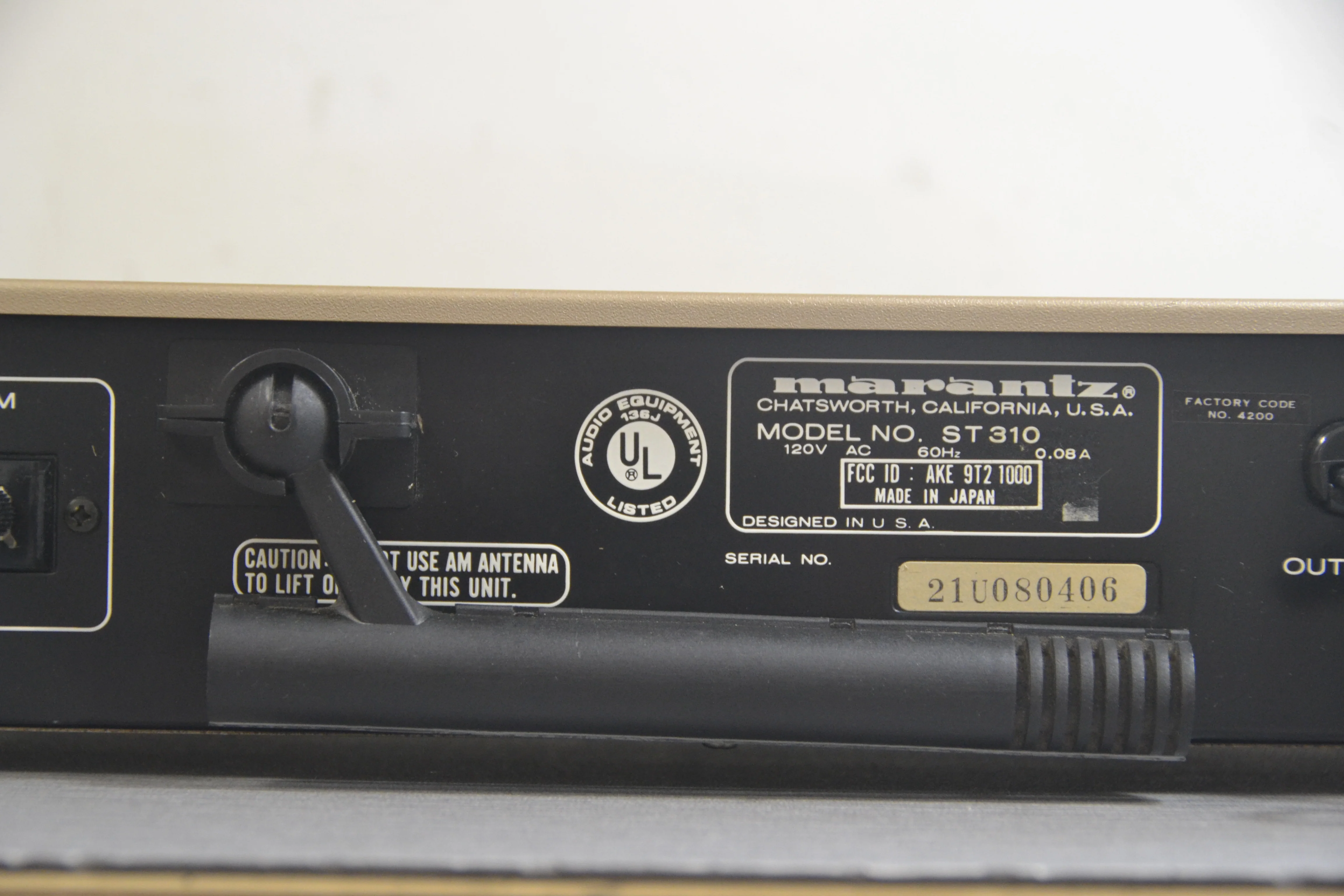 Marantz ST-310 Stereo Tuner - Image 12