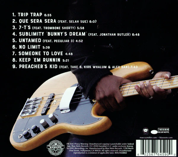 Marcus Miller - Laid Black (CD, Album) (Very Good Plus (VG+)) - Image 2