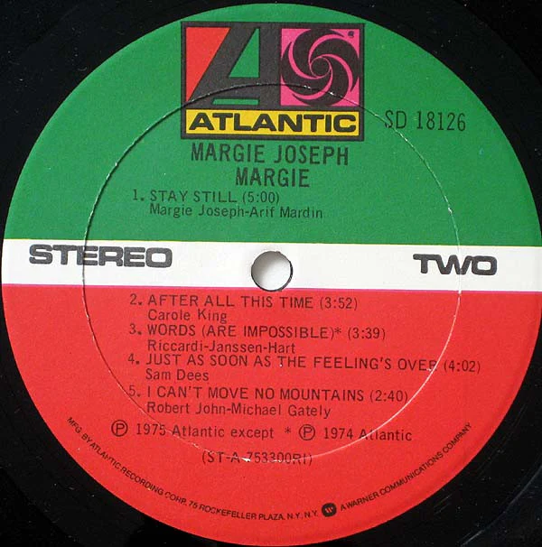 Margie Joseph - Margie (LP, Album, P/Mixed, RI ) (Very Good Plus (VG+)) - Image 4